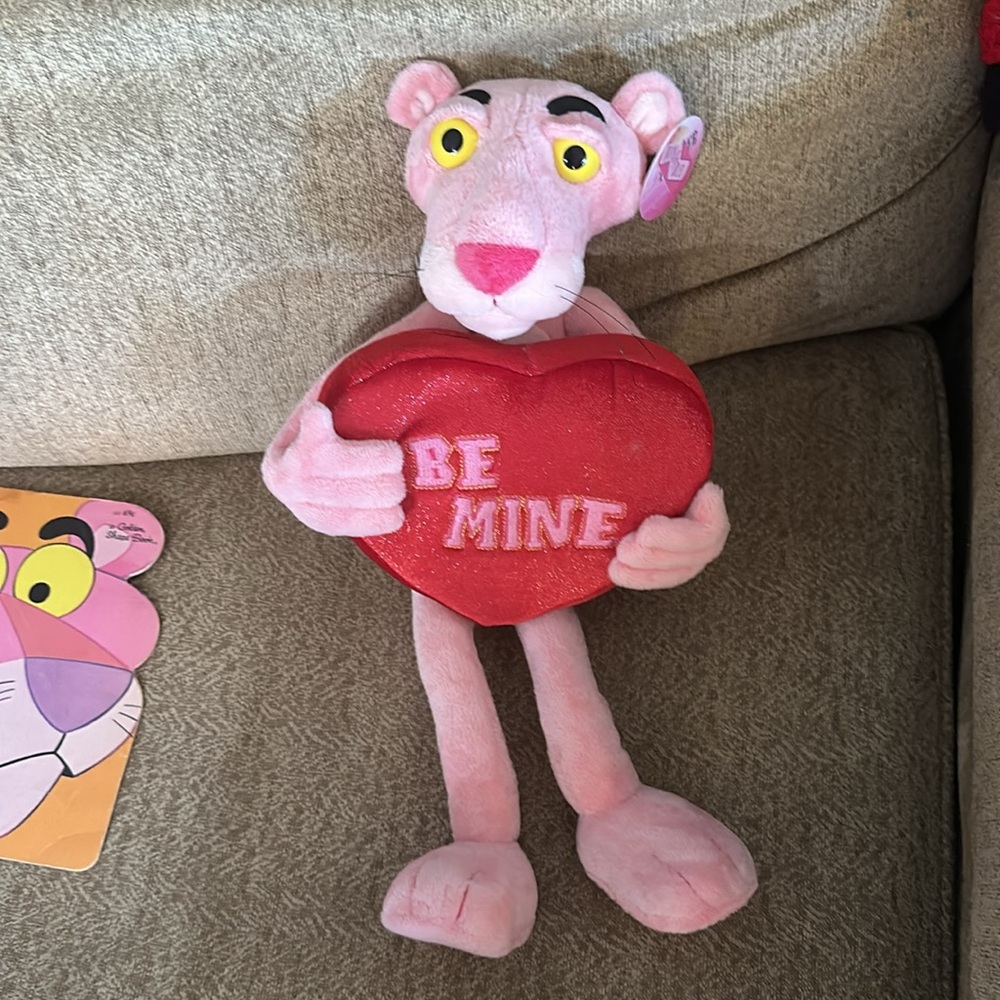 The Pink Panther Book & Bendable plush‎ Vintage HTF paperback children’s… - Picture 2 of 9
